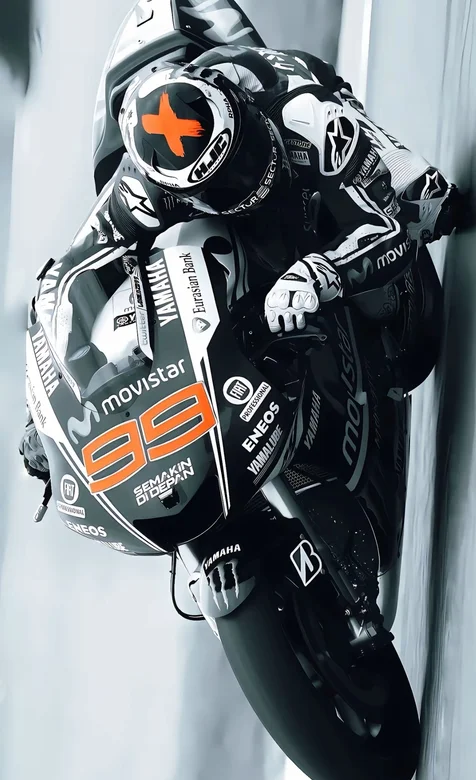 摩托车，赛车手，99号摩托车手赛车手机壁纸图片