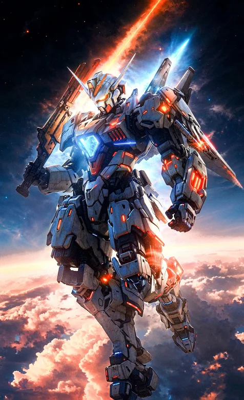 机动战士高达，钢铁苍穹：高达撕裂长空！高达手机壁纸