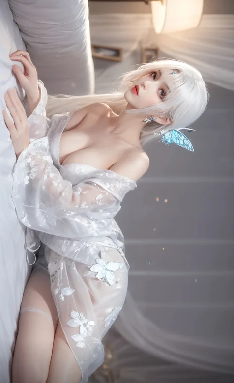 躺在床上的大长腿动漫美女