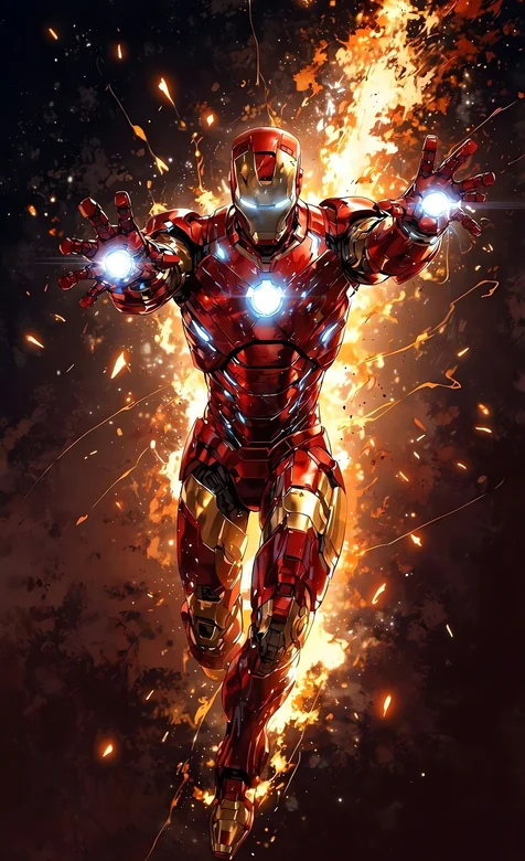 钢铁侠战甲出击漫威超级英雄