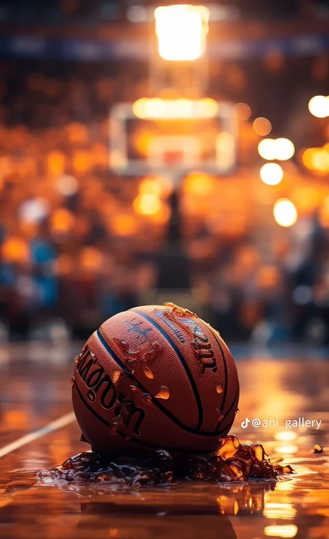 赛场篮球融化特写 snail_gallery出品