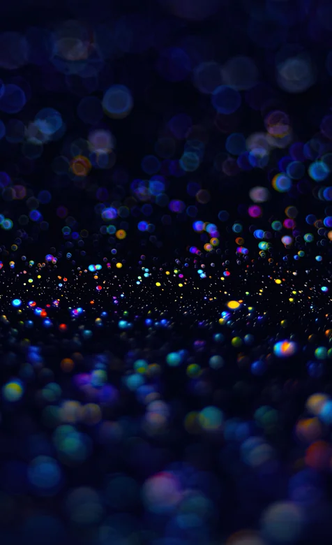 梦幻宇宙彩色光斑动态艺术壁纸