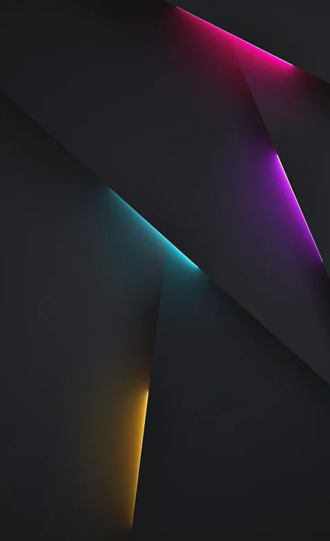 未来感交错光带几何光影艺术壁纸