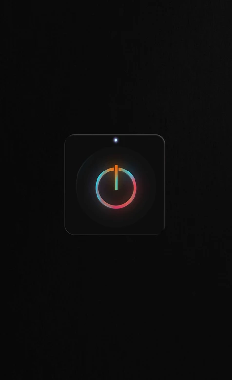 简约科技风彩色电源图标设计