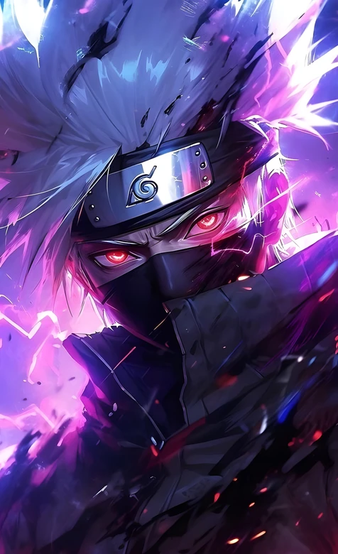 火影忍者旗木卡卡西写轮眼炫酷壁纸