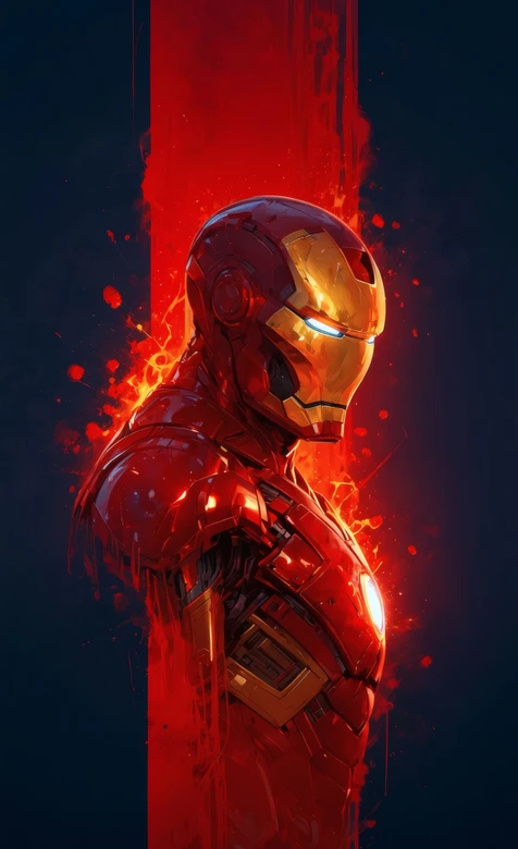 漫威钢铁侠战甲炫酷特写壁纸
