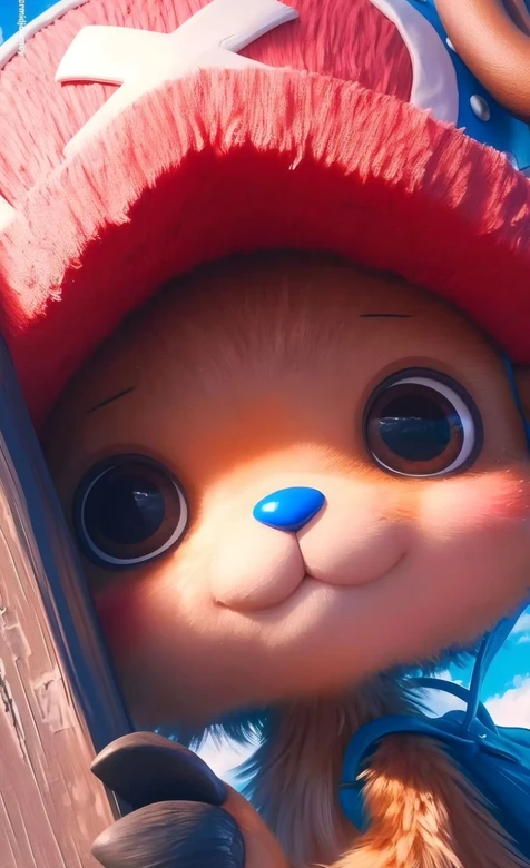 海贼王乔巴可爱3D形象高清动漫壁纸