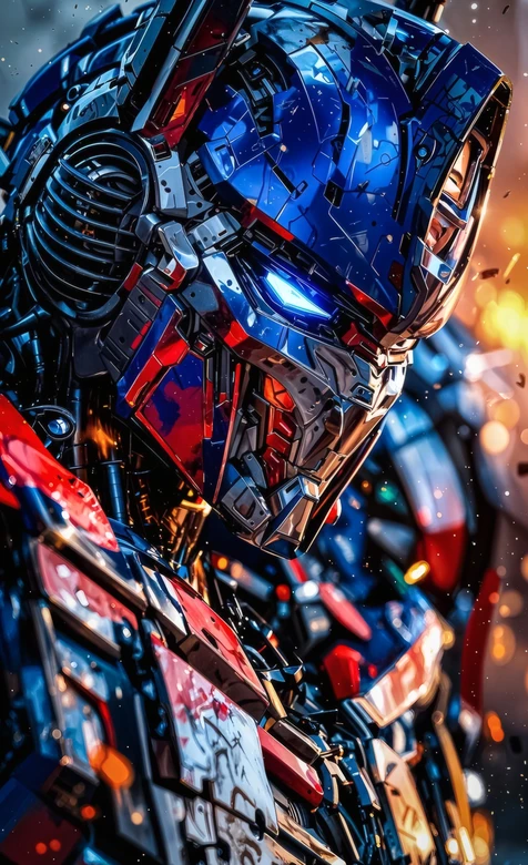 变形金刚擎天柱机械战甲科幻高清壁纸