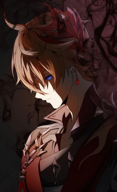 原神 达达利亚 暗黑风帅气角色壁纸 游戏角色壁纸