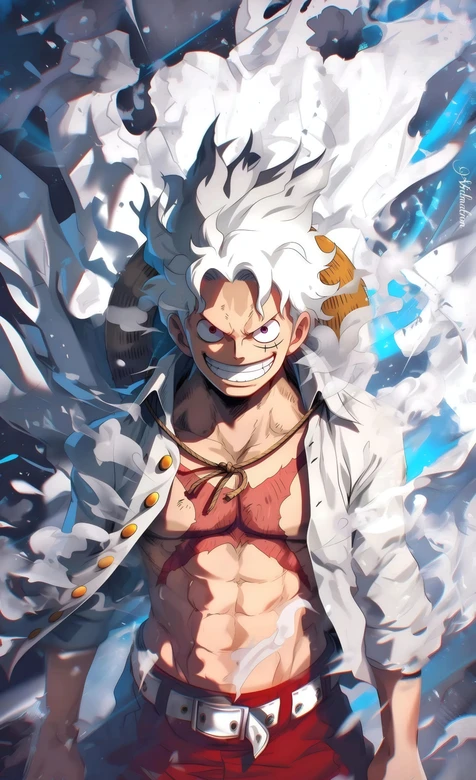 海贼王路飞五档尼卡形态热血壁纸 动漫热血壁纸