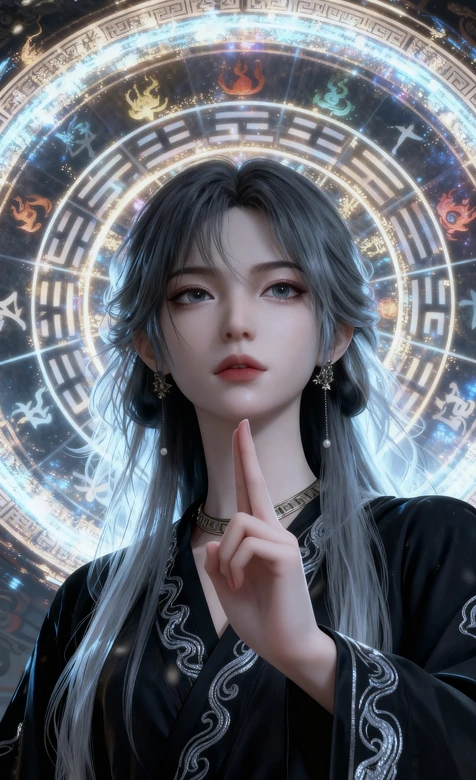 《凡人修仙传》人物梅凝 玄幻星盘符文背景 国风壁纸