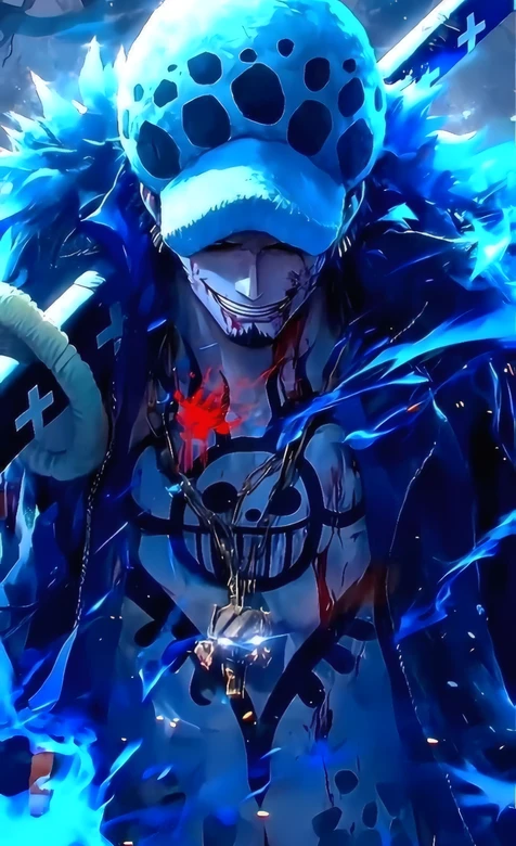 海贼王特拉法尔加·罗战斗风热血壁纸