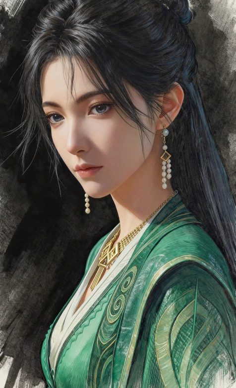 《凡人修仙传》人物 慕沛灵 水墨风配饰壁纸