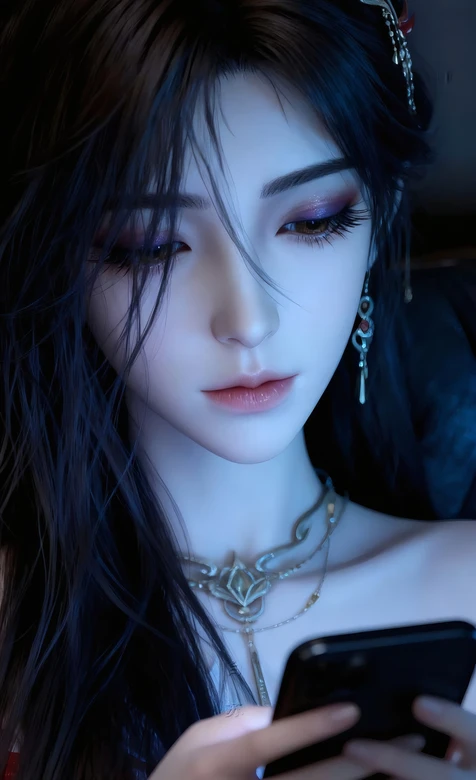 国漫元龙宋嫣古风手持手机壁纸 动漫美女壁纸