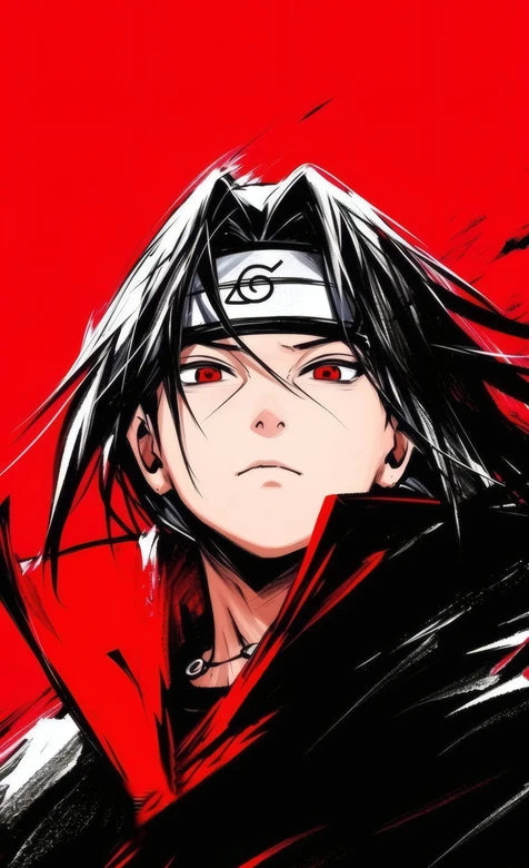 火影忍者宇智波鼬红瞳动漫壁纸 鼬神高人气壁纸