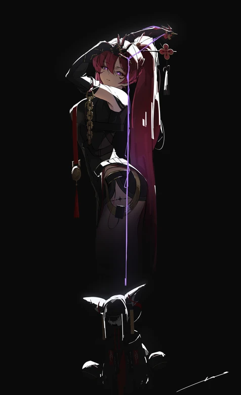 崩坏星穹铁道姬子 暗黑系角色立绘 游戏壁纸