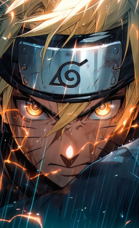 火影忍者漩涡鸣人电光热血动漫壁纸 角色壁纸