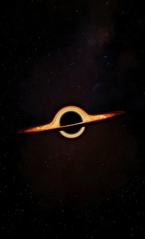 宇宙星空黑洞吸积盘科幻酷炫壁纸