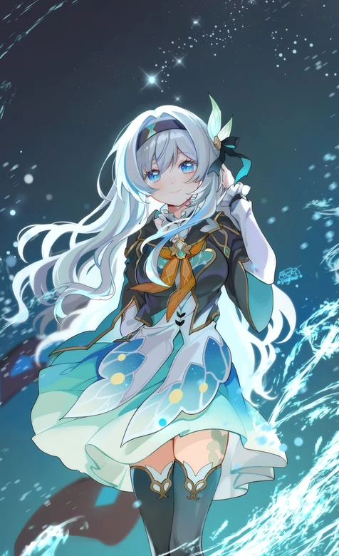 芙卡洛斯·水浪星空 二次元唯美原神游戏壁纸推荐