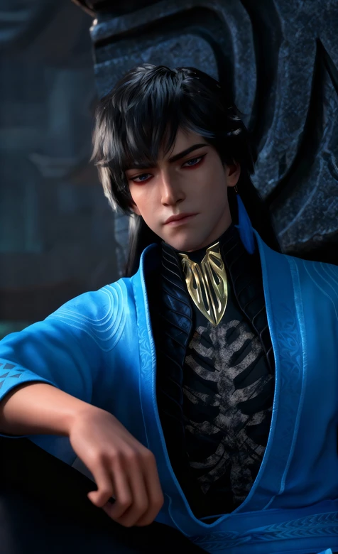 国漫冷峻帅哥“玄骨上人” 高人气手机壁纸