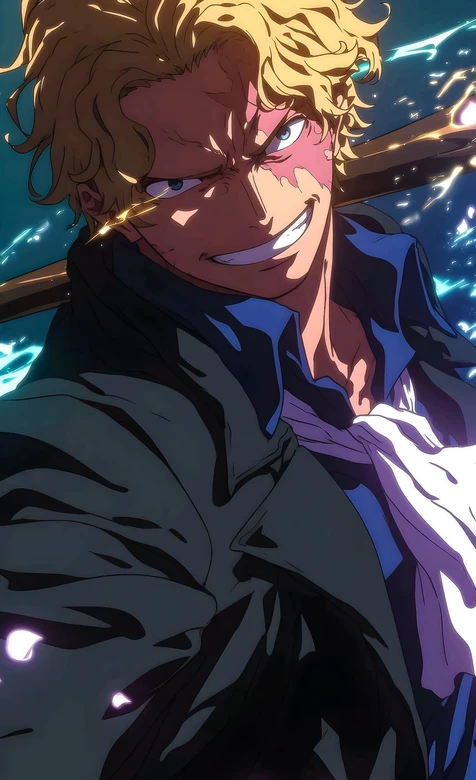 萨博·战意昂扬 海贼王热血动漫风手机壁纸（高热度：海贼王角色壁纸）