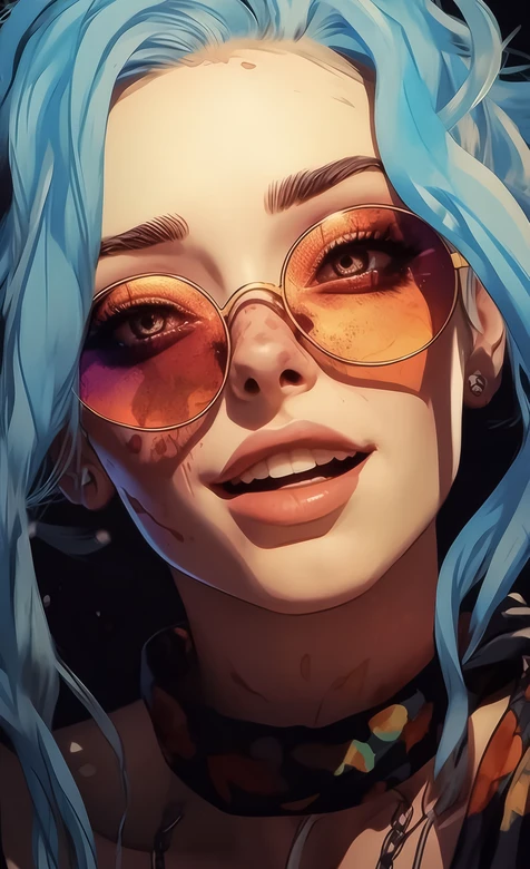 金克丝·蓝发朋克·英雄联盟游戏角色高人气壁纸