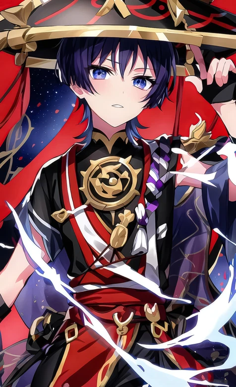 流浪者（散兵）·雷电萦绕 二次元国风原神角色 高人气原神壁纸