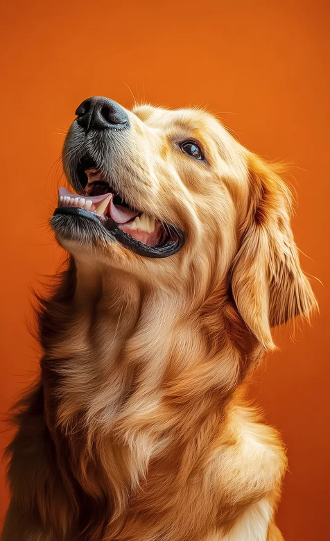 金毛犬·写实治愈风 温馨宠物手机壁纸参考