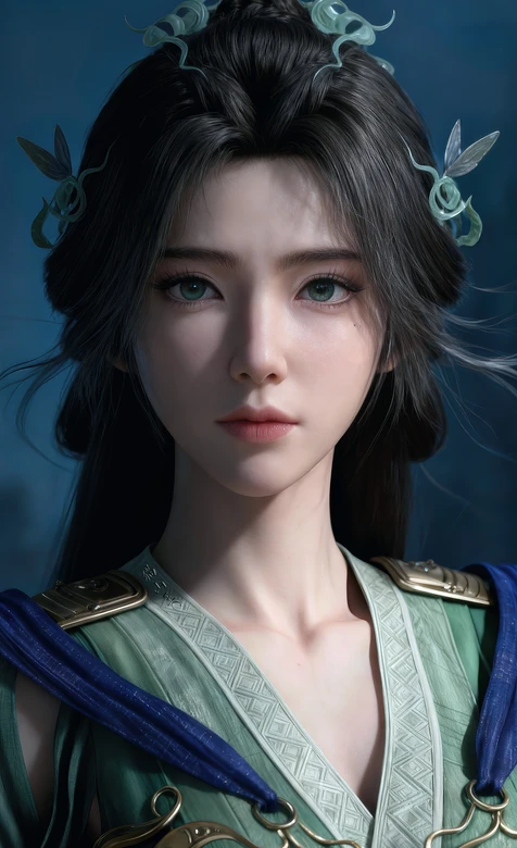 《凡人修仙传》菡云芝·精致发饰绿衣·国风游戏 高清手机壁纸