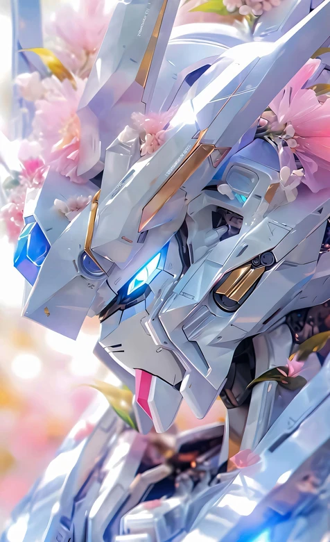 机甲高达·唯美科幻风 机动战士高达春日花漾机甲热门壁纸