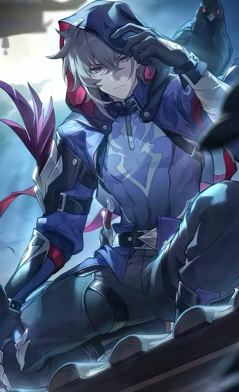 桑博·暗夜潜行 国漫风《崩坏：星穹铁道》超酷角色手机壁纸