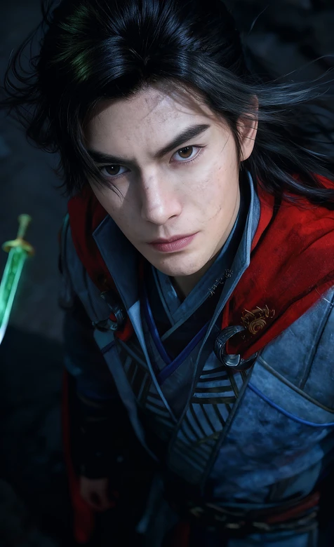 韩老魔韩立·红袍绿剑 国风写实国漫热血壁纸