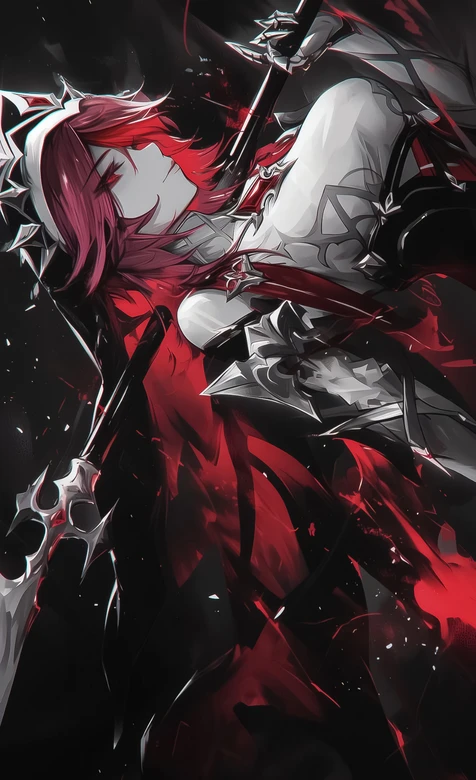 罗莎莉亚·血色长枪 暗黑二次元游戏角色高燃手机壁纸