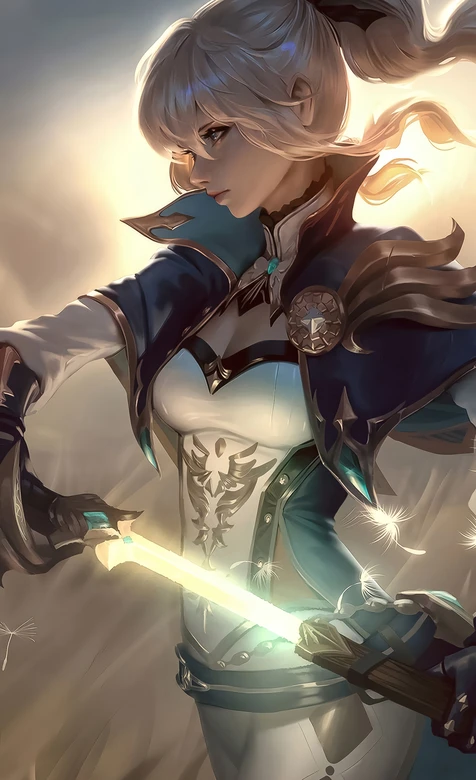 琴·持剑英姿 原神写实唯美风 高画质游戏角色壁纸