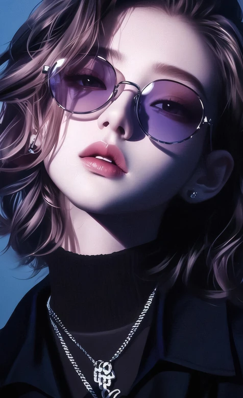 潮流酷帅帅哥·写实暗黑风原创插画 高质感手机壁纸