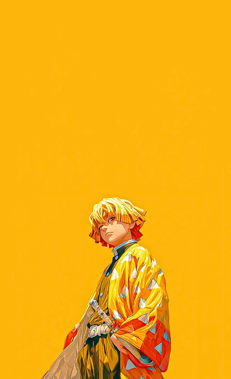 我妻善逸·黄色羽织 鬼灭之刃二次元动漫热门角色壁纸