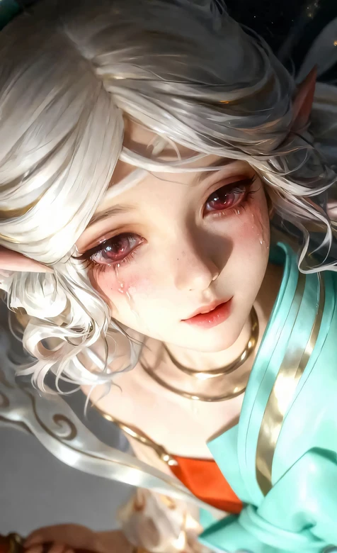 王者荣耀辅助英雄·瑶·国风唯美游戏角色 青衣金饰手机壁纸