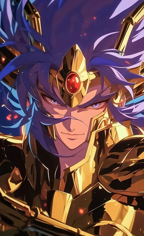 双子座撒加·黄金圣衣 二次元热血 圣斗士星矢壁纸