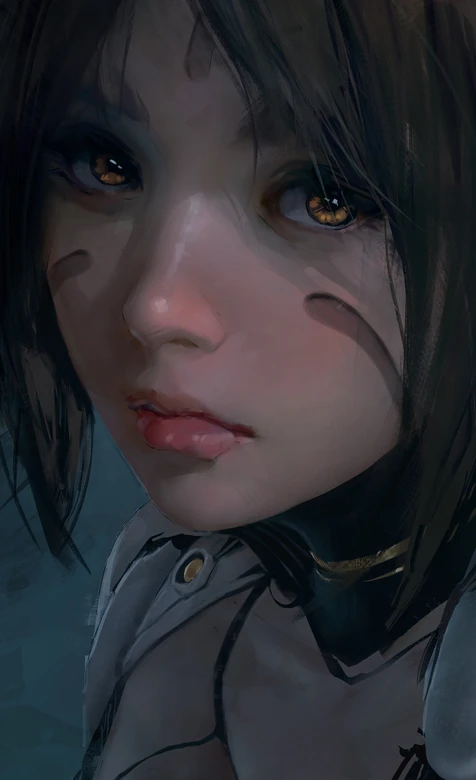 神秘女战士·写实暗黑风·游戏原画手机壁纸热门款