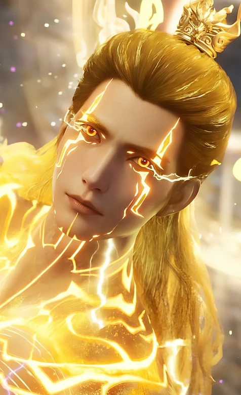 叶凡·荒古圣体·金色闪电神装 国漫《遮天》玄幻高燃手机壁纸