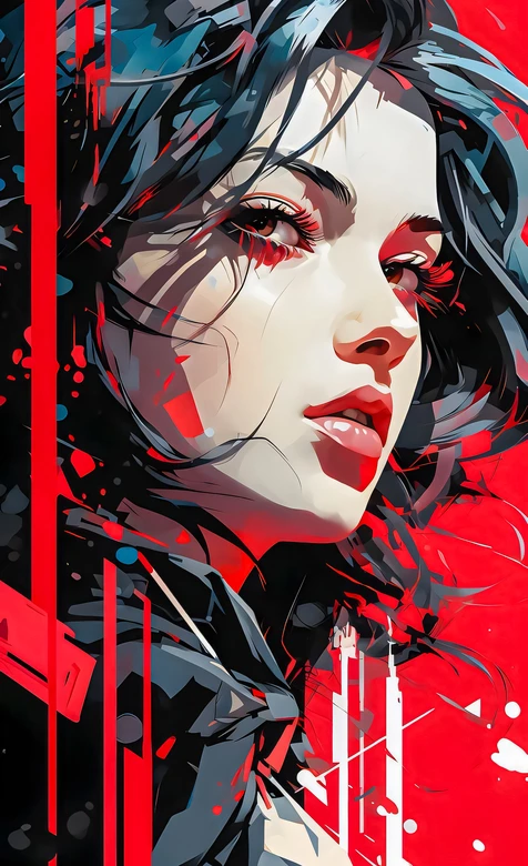 暗黑酷感人物·抽象艺术潮流风 超火手机竖屏壁纸