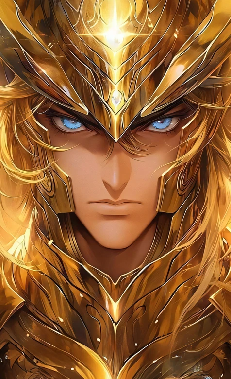 艾欧里亚·黄金圣衣 二次元华丽风圣斗士超燃手机壁纸