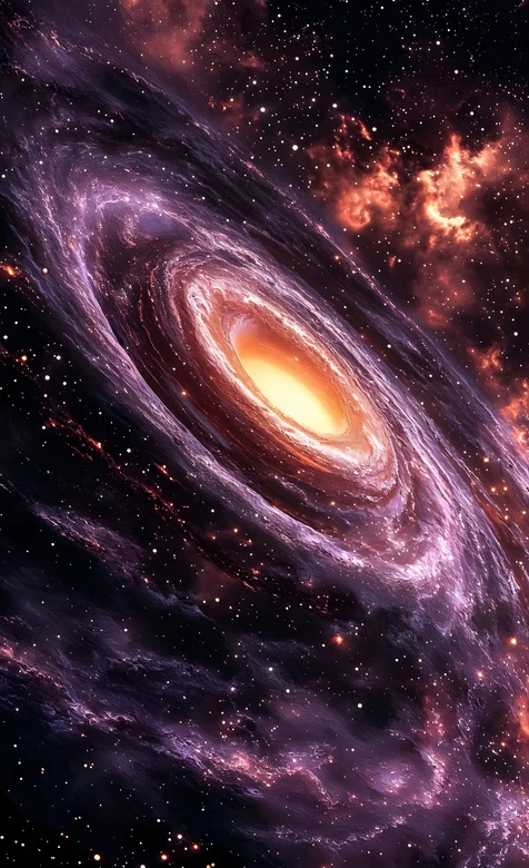 梦幻科幻星系漩涡 超高清星空手机壁纸