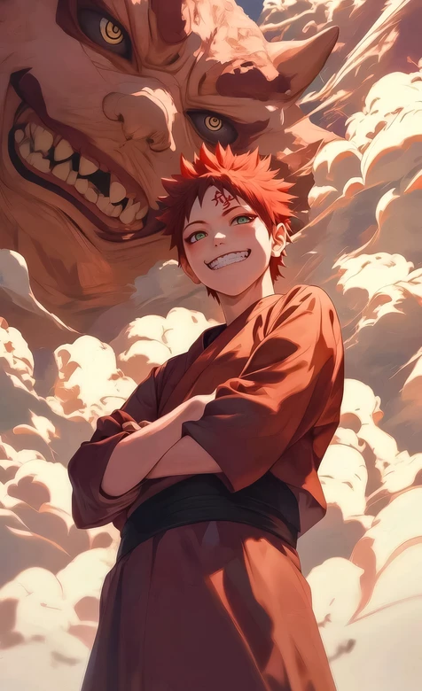 我爱罗·守鹤相伴 火影忍者动漫风高人气动漫角色壁纸