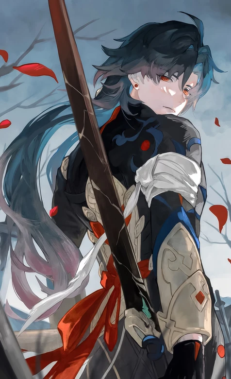 魈·长枪斜挎 原神国风二次元 超飒游戏壁纸