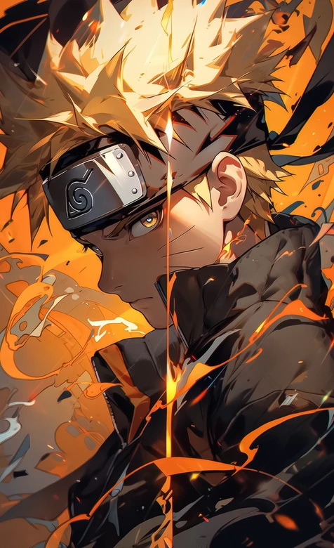 漩涡鸣人·查克拉火焰 二次元热血风 火影忍者超燃壁纸（超燃火影忍者壁纸）