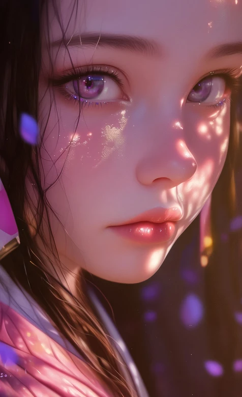 和服古风形象·梦幻暖光意境 国风唯美手机壁纸