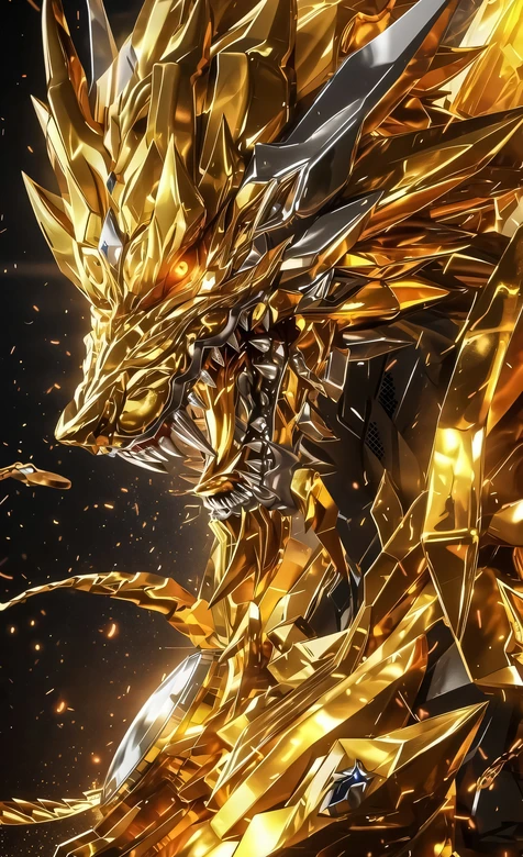 科幻机甲机械金龙 热血震撼高人气龙系壁纸