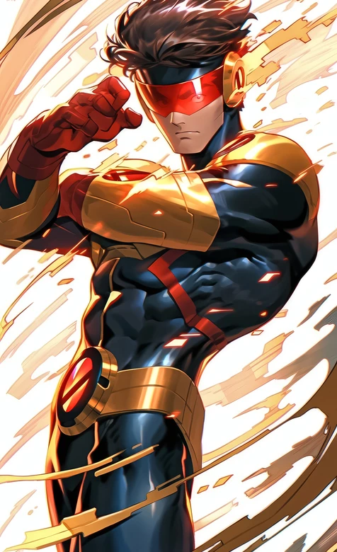 镭射眼·能量迸发 美漫热血风漫威X战警手机竖屏壁纸