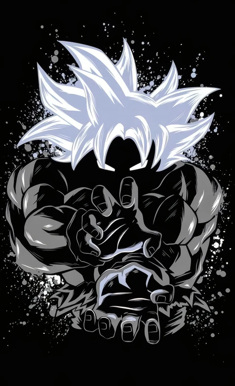 孙悟空·自在极意功 暗黑风龙珠动漫热血壁纸